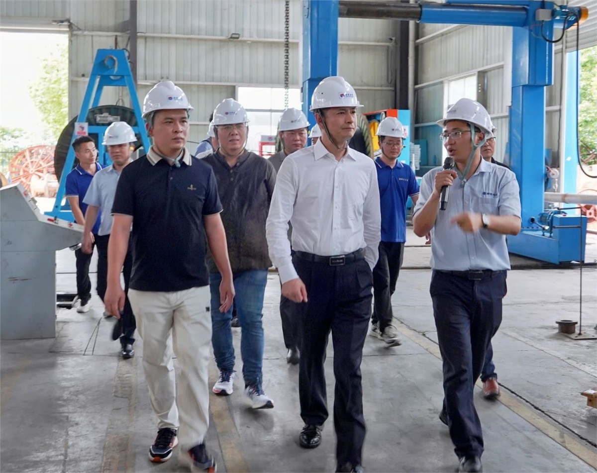 瀏陽市委副書記、市長王雄文蒞臨湘聯(lián)電纜調(diào)研指導(dǎo)！